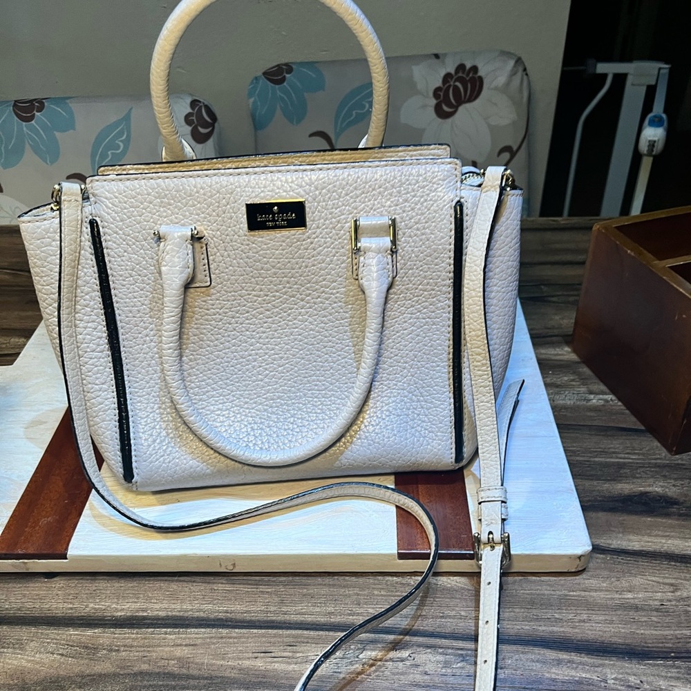 Kate Spade Cream Leather Handbag